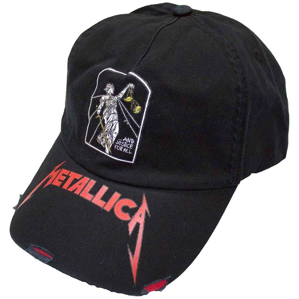 Metallica - And Justice For All Tombstone Baseball pet - Zwart